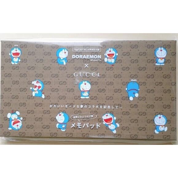 Gucci X Doraemon Japan Exclusive Collaboration Memo Pad*New in package - Picture 3 of 4